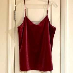 A New Day velour holiday dress tank